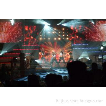 Super Wide View Angle Full Color Stage p8 LED Screen With 7